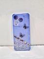 tecno Spark 10 /Spark 10c Girls Back Cover - Luxerey Back Cover - Fancy Flower Butterfly Covers -tecno Spark 10 /Spark 10c Back Cover. 