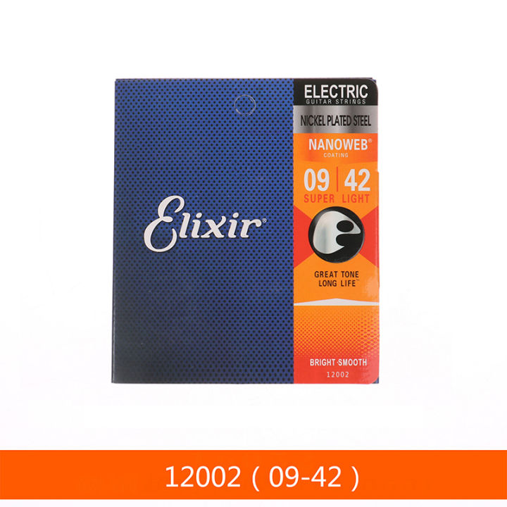 NANOWEB Acoustic Anti-Rust Electric Guitar Strings Elixs 11002 11052 16027