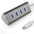 dodocool Aluminum 4 in 1 USB Type C OTG Hub Multiport Adapter with 3 USB 3.0 Ports and PD Power Delivery Charging Port,Thunderbolt 3 USB-C Dock Dongle for MacBook Pro 2016 2017,Plug and Play. 