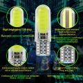 Car Parking LED Bulb Silicon T10 Large COB LED CANBUS Meter LED Light Universal Waterproof DC 12V 2PCS. 