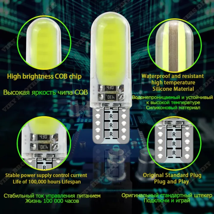 Car%20Parking%20LED%20Bulb%20Silicon%20T10%20Large%20COB%20LED%20CANBUS%20Meter%20LED%20Light%20Universal%20Waterproof%20DC%2012V%202PCS%20-%20Image%203
