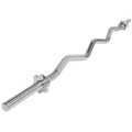 Barbell Rod Curved Rod Professional Super Curl Bar, Electroplated Strong and Sturdy Dumbbell Barbell Weight Bar Standard Ez Curl Bar Home Gym Fitness Exercise Lift. 