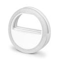Light Ring For Mobile Lens Selfie Lamp Flash Backlight Selfie Light LED Luminous Clip Lamp Photography Video Makeup Ringlight-White. 