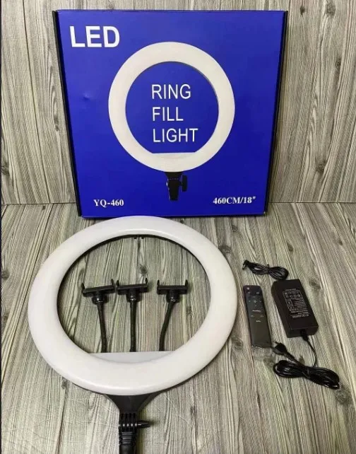 Premium%2026cm%20Ring%20Light%20with%20Tripod%20Stand%20and%20Phone%20Holder,%20Pannel%20Light%207ft%20Tri-Pod,%20Adjustable%203%20Modes,%20New%20-%20Photography%20&%20Studio%20Lighting%20Accessory%20-%20Image%206