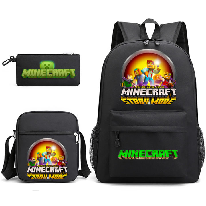 2022%20Top%20Games:%20Minecraft,%20Creeper,%20Backpack,%20Pencil%20Case,%20Shoulder%20Bag,%20Three-Piece%20School%20Bag%20-%20Image%208