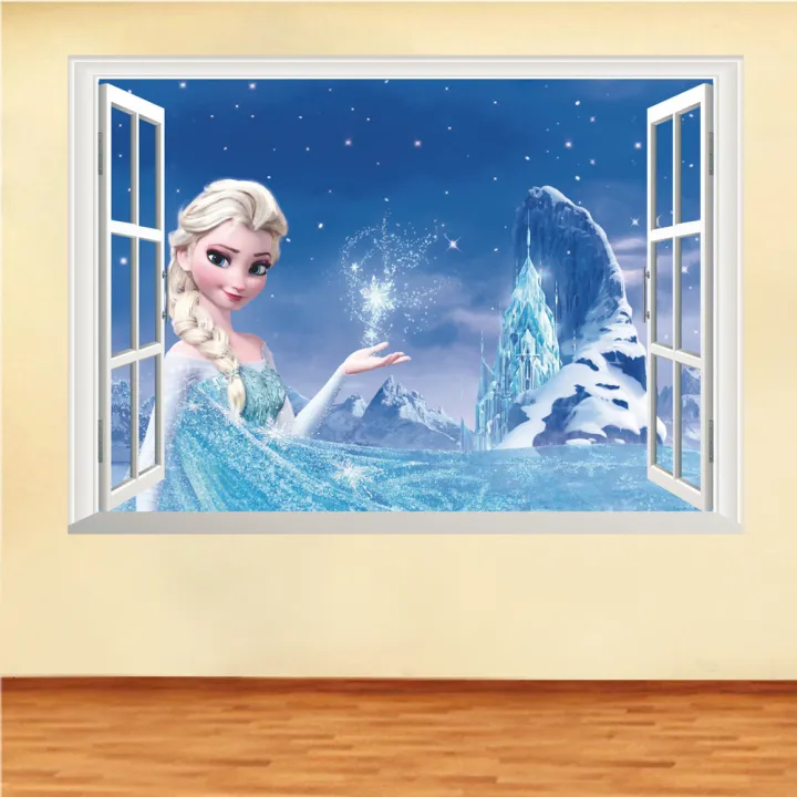 Yfashion%20Cartoon%203D%20%20Frozen%20Princess%20Wall%20Stickers%20for%20Kids%20Rooms%20Nursery%20e%20Decor%20-%20Image%206
