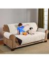 Couch Coat - Convenient Reversible Sofa Cover. 