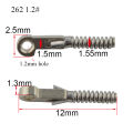 100PCS Eyeglasses Sring Insert For Repairing Broken Glasses Flex Temples Spring Hinge Replacement Accessories #262. 