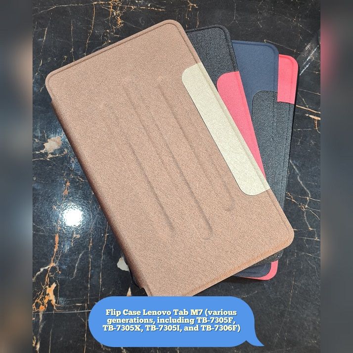 Flip cover Lenovo Tab M7 back Case (various generations, including TB-7305F, TB-7305X, TB-7305I, and TB-7306F)