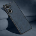 Vantime for vivo Y03 / Y03t / Y18 / Y18s / Y28s 4G 5G Case PU Leather Slim Matte Hard Back Cover. 