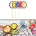 5x Kids Paddles Educational Kindergarten Color Learning Teaching Tools for Birthday. 