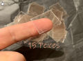 Mica Plates for Incense Burners, Bakhoor Burners ,subitism burner for the heating of Agarwood, Oud and Sandalwood etc. (quantity=15) 1" x 1" - 25 mm x 25 mm Sheets. 