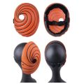 Anime Naruto Akatsuki Uchiha Tobi Obito Mask Ninja Cosplay Prop Adult Kids Halloween Party Accessory. 