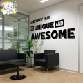 Motivational Office Wall Art Decal Inspiring Team Decor. 