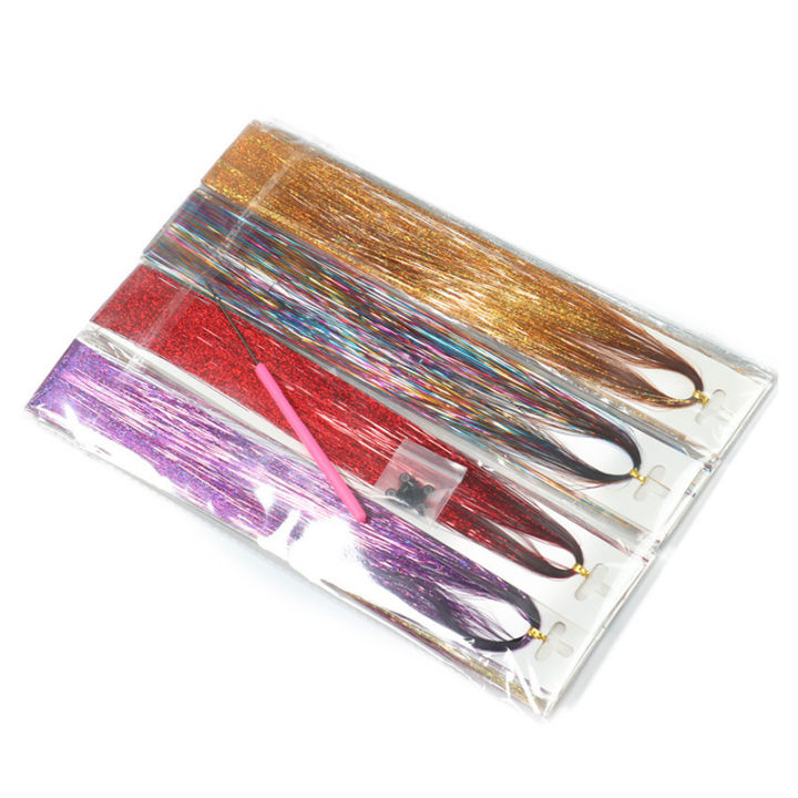 NYT%20Hair%20Tinsel%20Strands%20Kit%20Tinsel%20Hair%20Extensions%20Fairy%20Hair%20Tinsel%20Kit%20For%20Women%20Girls%20With%20Tools%2012%20Colors%20-%20Image%205