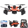 Mini Drone for Kids | Obstace Avoidance Drone | 360 Degree Flip Functionality | Foldable Toy Drone with 1080p Camera | 3 Speed Modes (Elisian D9 Obstacle Avoidance, Orange). 