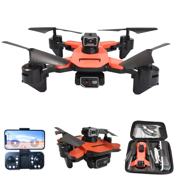 Mini%20Drone%20for%20Kids%20%7C%20Obstace%20Avoidance%20Drone%20%7C%20360%20Degree%20Flip%20Functionality%20%7C%20Foldable%20Toy%20Drone%20with%201080p%20Camera%20%7C%203%20Speed%20Modes%20(Elisian%20D9%20Obstacle%20Avoidance,%20Orange)%20-%20Image%202
