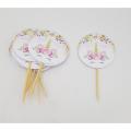 UNICORN THEME CUPCAKE TOPPER IN WHITE COLOR - PACK OF 10 CUPCAKE TOPPERS - UNICORN CUPCAKE TOPPERS. 