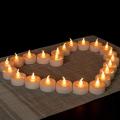 (3 Pcs) LED Light Candle Tea LED Lights Mini LED Candle Lights Battery Powered Lamp Color Simulation Flameless Tea Light Home Decoration Items for Home Decor - Warm Light. 