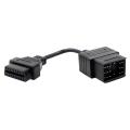 Car OBD II Cable for Toyota 17Pin to 16Pin OBD 2 Female Diagnostic Connector for Toyota 17 Pin OBDII Adapter. 