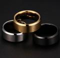 3 Rings Titanium Black Gold & Silver For Boy Girls. 