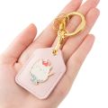 Kawaii Strawberry Rabbit Keyring Badge Card Holders Toast Couple Keychain High Quality Delicate ID Cover IC Elevator Bus Card. 