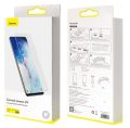 Samsung Galaxy 2pcs baseus S20 s20 Ultra and s20 plus Curved-screen UV Tempered Glass Screen Protector Compatible for S20(G Store). 