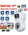 Dual Lens CCTV  - 4+4 MP HD CCTV Camera - Wifi Camera - Wifi Smart Camera - CCTV Camera Wifi - Home Security Camera - Smart Camera Wifi - CCTV Wifi - Security Camera For Home Wifi - Camera CCTV - Security Camera - Security Camera For Home. 