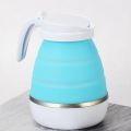 Sutai new design small mini Travel Collapsible, Portable,  foldable timer silicon electric kettle,- 600ML. 