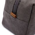 Men's Makeup Bag  Men Travel Toiletry Bag Canvas Leather Makeup Organizer Shaving Storage Pouch Cosmetic Bag Black. 