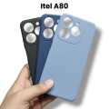 itel A80 4G Back Cover Soft Matte Silicone with Camera Protection Mobile Cover for itel A80 4G. 