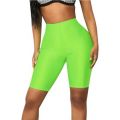 Women High Waist Yoga Compression Shiny Skinny Shorts Tummy Control Short Leggings Workout Athletic Sport Gym Fitness Shorts. 