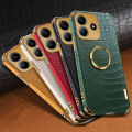 For Xiaomi Redmi Note 14 5G Galvanic Crocodile Plated Phone Case for 6.67 inches xiaomi redmi note 14 MI NOTE 14 5G All Pack Soft Magnetic Protection Cover Drop Resistant. 