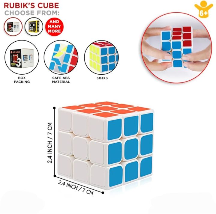 Cube One Sticker Less Moyu Rubik Cube 3x3 Speed Puzzle Sticker less Toys Quality Cube rubik's ...