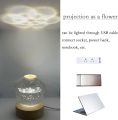3D Night Light Luminous Crystal Ball Glass Planet LED Warm Laser Engrave Solar System Globe Universe Table Lamp USB Bedroom Romantic Atmosphere Space Galaxy Bulb Wooden Base Home Decor Office Furniture Desktop Decoration Kids Creative Gift 6 cm Ornament. 