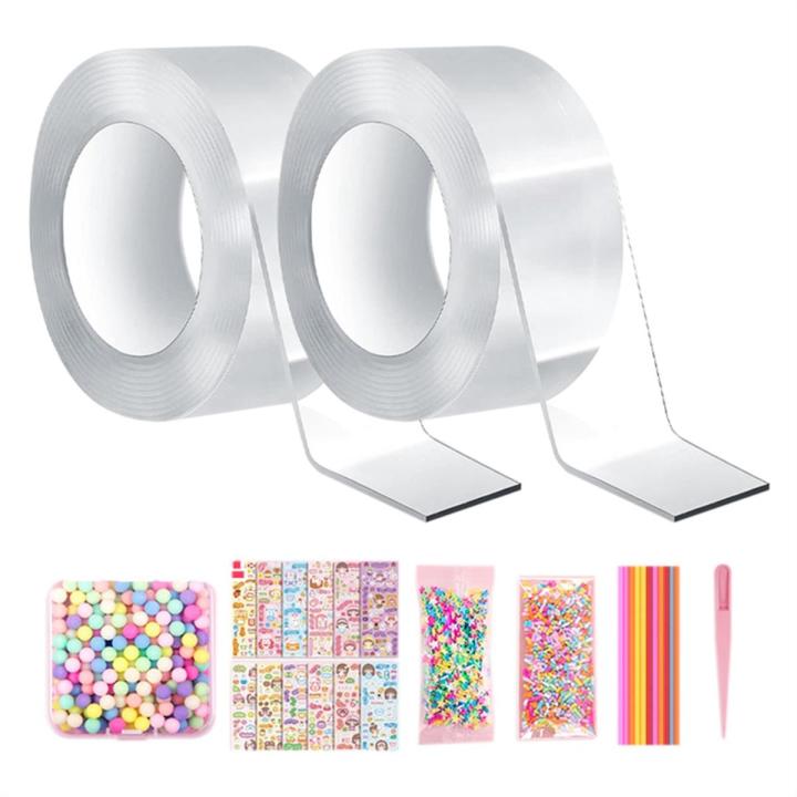 Nano Tape Kit Double Sided Tape Bubble Blowing Tape 1 Roll