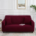 5 Seater (3+1+1) Sofa Cover Set Jumbo, Standard Size 5 Seater Sofa Cover Stretchable Jersey Solid Color Elastic Fitted Sofa Covers & Couch Covers. 