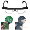 Adjustable Strength Glasses Distance Reading glasses Focus For -6D to +3D Variable Lens Magnifying Glasses with Storage Bag. 