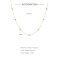 CANNER Real 925 Sterling Silver Zircon Butterfly Flower Pendant Necklace Chain For Women Gift Party Fine Jewelry Collares Bijoux. 