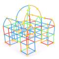 Straws Building Construction Puzzle games Children's Puzzle Straw Blocks Pipette Stitching Assembly Straw Build Blocks Creative learning games Toy for kids. 