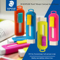 STAEDTLER Eraser 525 PS2 Retractable Push-Pull Vibrant Contrast Series Wipe Pencil Drawing Clean No Clutter Cute Stationery. 