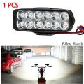 Super Bright 12 LED Light Bar For Car Bumpers, Jeeps & Bikes Universal Fitting Hi & Flasher. 