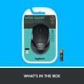 Logitech M331 Silent Plus Wireless Mouse (Black). 