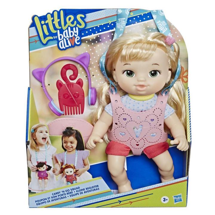 Hasbro: LITTLES BY BABY ALIVE: CARRY 'N GO SQUAD: LITTLE CHLOE (E7176)