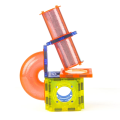 49 PCs Magic Magnetic Paradise Light Building Blocks Assembling for Kids 3D Lighting Bricks set Intelligence Toys Orbital Sliding Ball Pipe Colorful Marble Running Toy. 