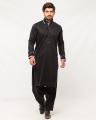 Black Designer Shalwar Kameez for men. 
