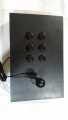 Smooth Usb Game Controller Customized Black Wooden Box Panel  Joystick 6 Buttons Game Arcade. 