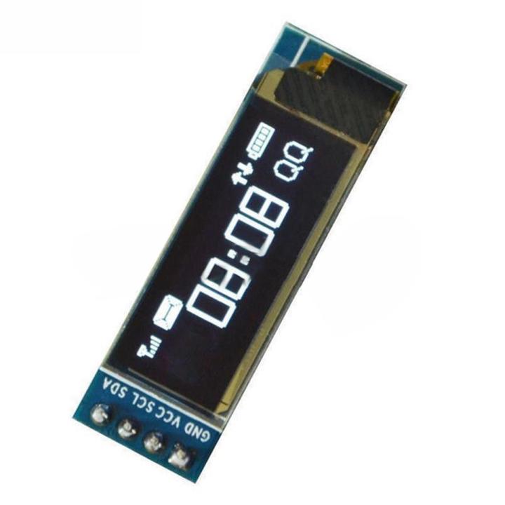 0.91 inch IIC I2C SPI 128x32 White OLED L Display Module For Arduino PIC
