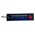 ID Rather Suzuki Keychain Double Sided Keychain for Bikes Cars Homes Door Lock and Bags. 