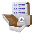 3-PLY White Hard Card Ecommerece Packing Boxes Size In Inches (9.2x6.5x2.6) For Shipment & Courier Pack Of 10, 20, 30, 40, 50 Boxes.. 